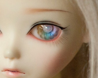 Olhos de boneca de resina feitos à mão: BJD Doll Supplies (12/14/16/18/20 mm)