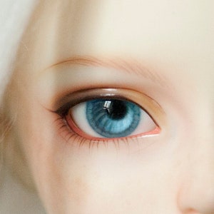 Handmade Blue Resin BJD Doll Eyes (12-20mm)