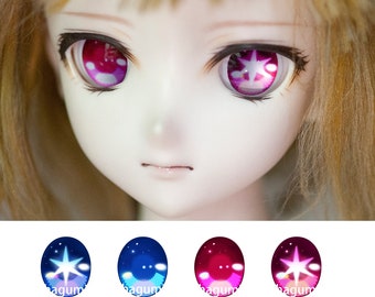 Anime Doll Eyes: Resin BJD Eyes for Dollfie, Obitsu, Nendoroid (8mm-26mm)