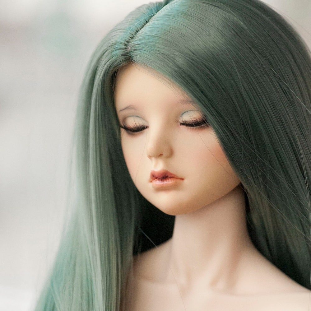 Super long doll wig