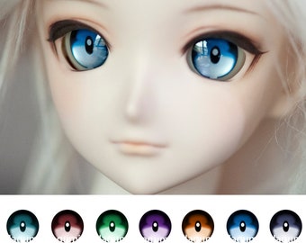 8mm to 26mm Anime Resin Doll Eyes for BJD Dream Dollfie Doll Obitsu Goodsmile Nendoroid Sparkle Anime Eyeball Accept Commission