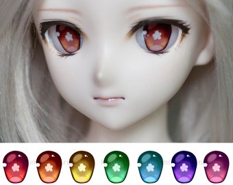 PF Hand Made 6-24mm Gray Glass Eyeball BJD Doll Dollfie Reborn Making Crafts