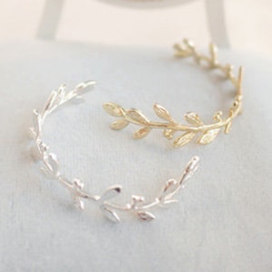 Metal Leaf Branch Thorn Crown Hair Band for BJD 1/6 Azone Momoko Obitsu OB Dolls 2 Colors Available