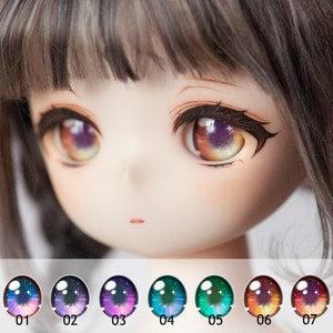 8mm to 26mm Anime Resin Doll Eyes Custom-made 7 Colors for BJD Volks Dollfie Obitsu Goodsmile Nendoroid Azone Doll Eyeball