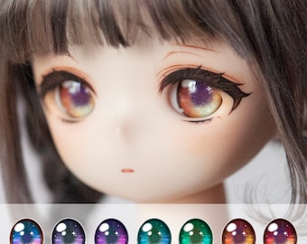 Anime Doll Eyes: Custom Resin Eyeballs for BJD, Volks, Obitsu, Nendoroid, Azone Dolls (8mm-26mm