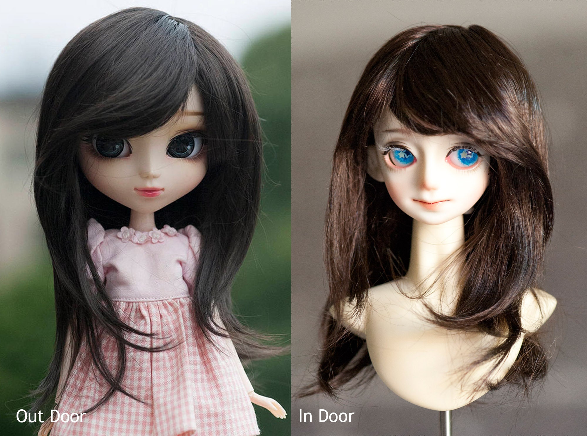 Bjd Doll Wig 1/3 8-9 Dal Pullip AOD DZ AE SD DOD LUTS Dollfie/blue Toy Hair Bjd Doll Wig 1/3 8-9 Dal Pullip AOD DZ AE SD DOD LUTS Dollfie/blue Toy Hair