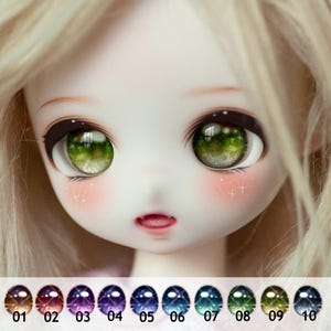 Sparkle Anime Doll Eyes: Resin BJD Eyes for Volks, Obitsu, GSC Dolls (8-26mm)