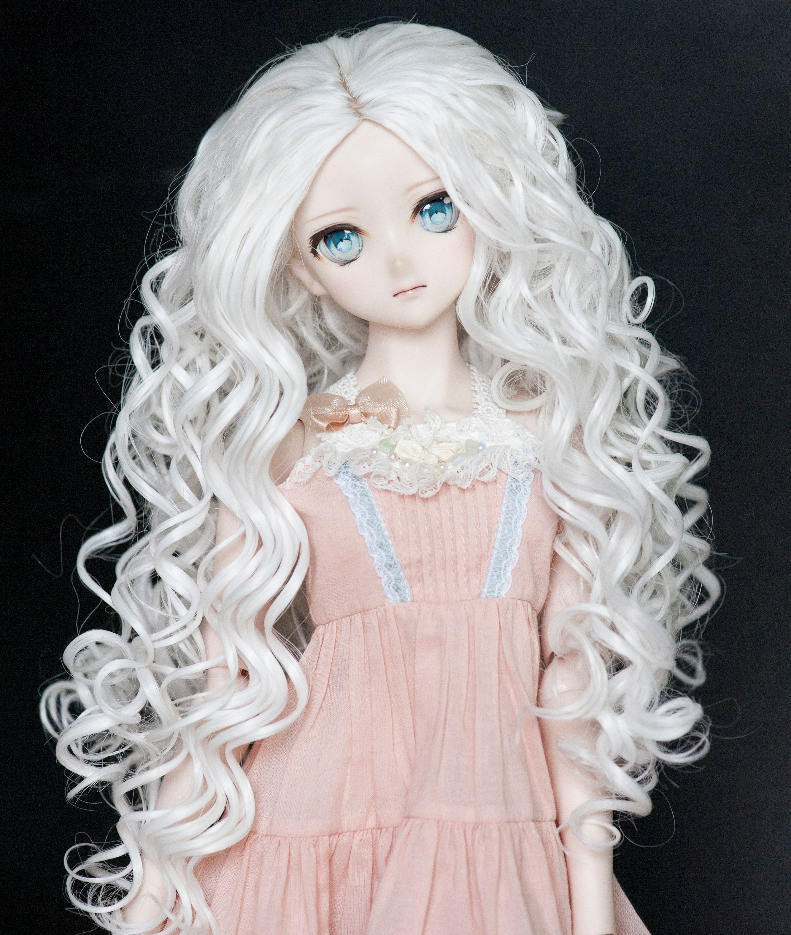 All Size Free Style Fur Doll Wig 19 Colors for BJD Pullip Blythe