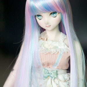 Long Straight BJD MSD DOD Pullip Doll Wig - 30cm Heat Resistance Fiber For 1/3 Scale Dolls