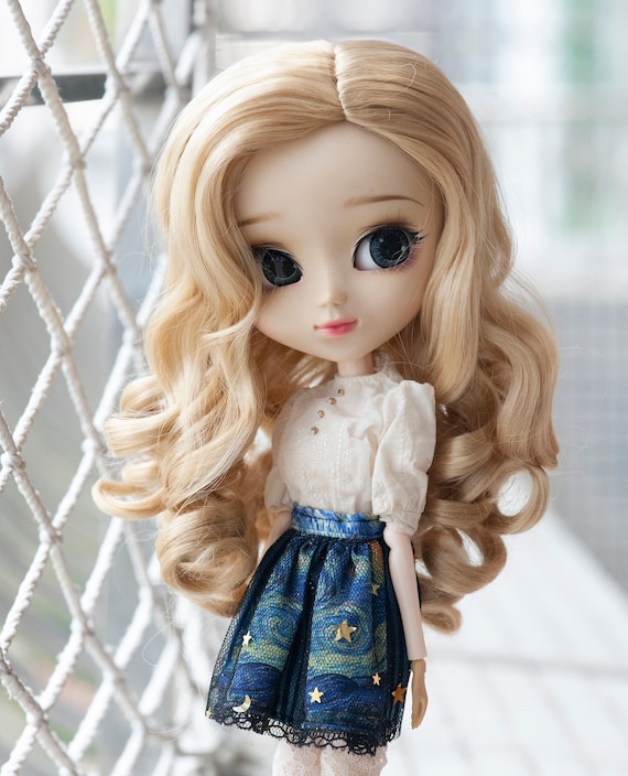 Perruque Longue Droite Pour Poupée BJD - Faite Main - Personnalisable - Neuf