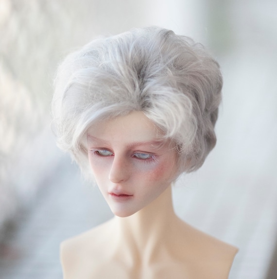 1//4 BJD Girl Doll Long Curly Wigs Pink Hair For Dollfie Hairstyle Hairpiece
