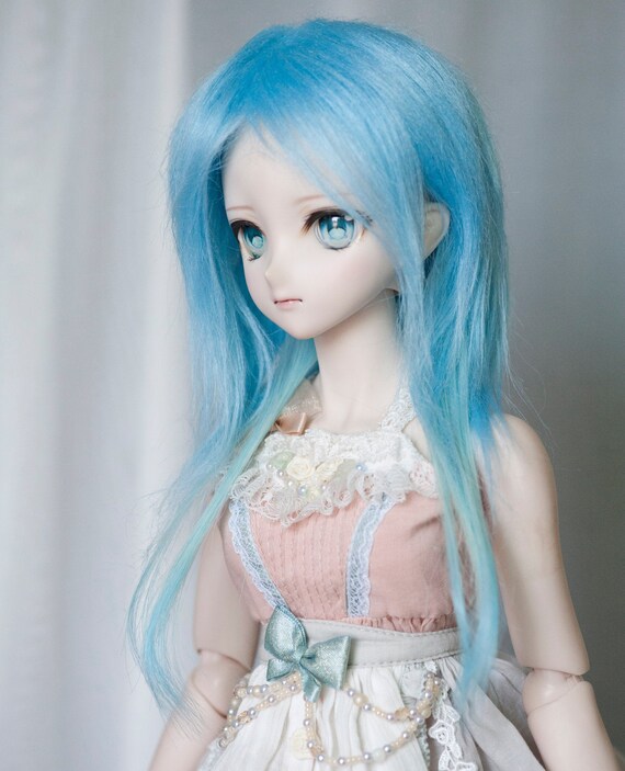 All Size Free Style Fur Doll Wig 19 Colors for BJD Pullip Blythe