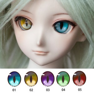 Handgemachte Resin Puppenaugen: Metallic Anime Style - BJD, Nendoroid