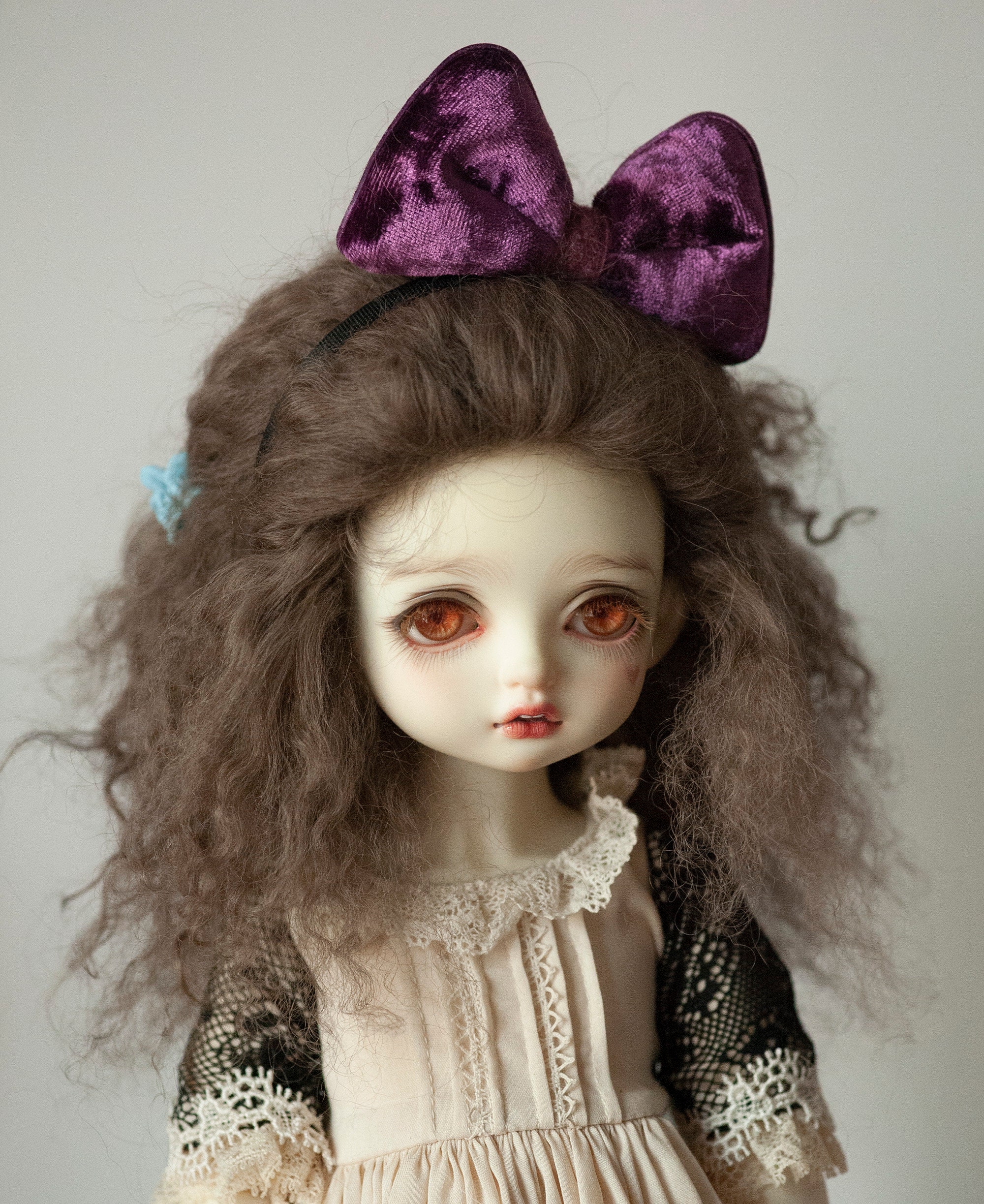 All Size Free Style Fur Doll Wig 19 Colors for BJD Pullip Blythe