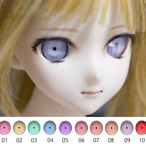 8mm to 26mm Resin Doll Eyes Danganronpa for Dream Dollfie Doll BJD Obitsu Goodsmile Nendoroid Sparkle Anime Eyeball Accept Commission
