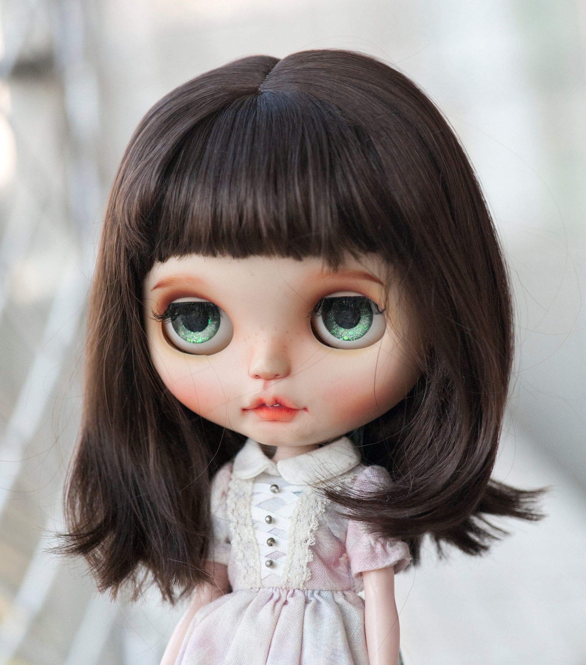 All Size Free Style Fur Doll Wig 19 Colors for BJD Pullip Blythe