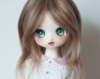 モヘア糸 BJD ドール用ウィッグ 頭囲14cm～24cm ドール用 - Etsy 日本