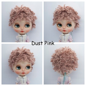 Cute Curly Short Doll Wig for Dollfie BJD SD MSD FairyLand FeePle60 Minifee Pullip Blythe Doll All Sizes Fake Fur 6 Colors Available image 3