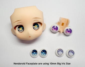 カスタム樹脂製ドールアイ：キラキラ輝くアニメBJDアイ - 8mm～26mm