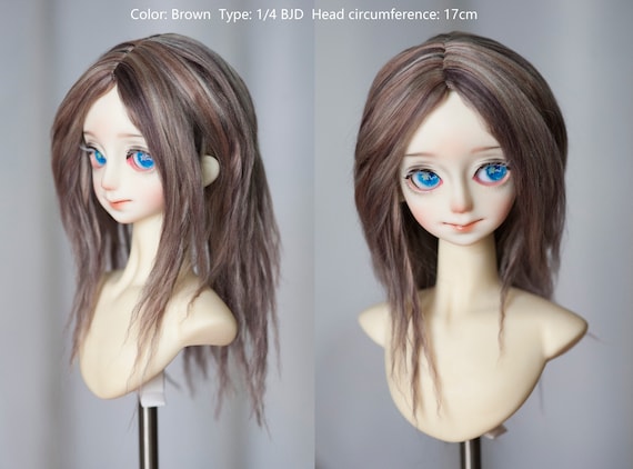Mohair Yarn Doll Wig for BJD Monster High Ever After High Pukipuki