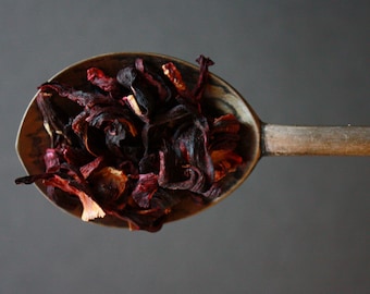 Organic Hibiscus Whole Flowers herbal tea, 100g
