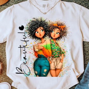 Black girl magic png,  Black Girl Confidence Design, Sublimation png, Shirt Design File, Black Queen png, Printable Art for T-Shirts & Decor