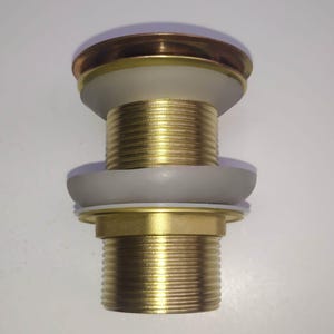 Solid Unlacquered brass sink drain , Solid Brass Drain, Pop Up Drain