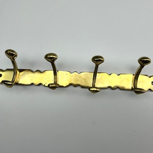 Moroccan hooks - Coat Hanger Wall Mount,Wall Mount Brass Coat Rack - Brass Solid Coat Hanger With Hooks - Clothes Hooks Wall Mount
