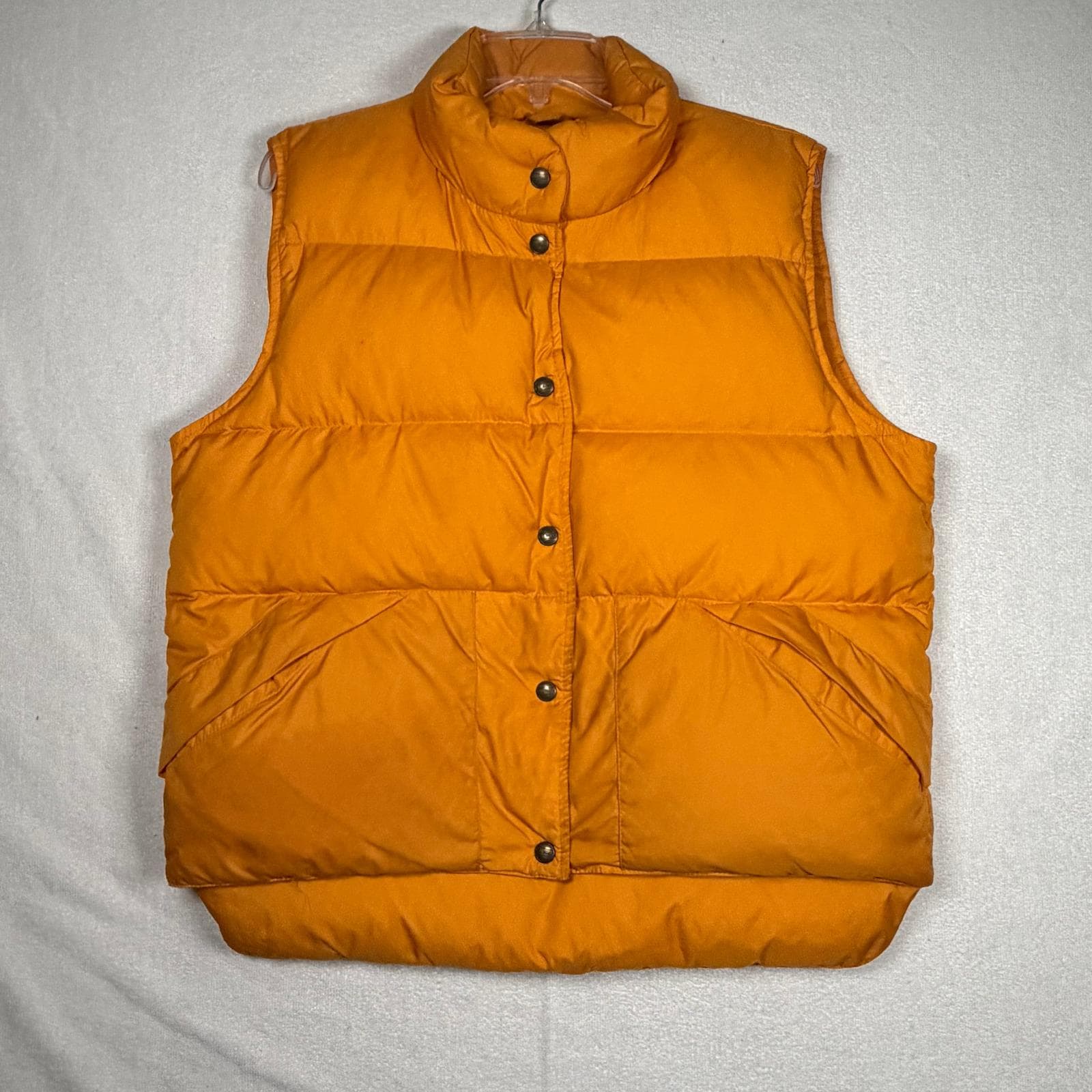 Vintage Orange Puffer Vest - Etsy