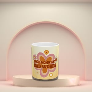 Tasse à café rétro pour maman, cadeau drôle de maman, cadeau fête des mères, gros mots, mug mignon pour maman, mug unique pour maman