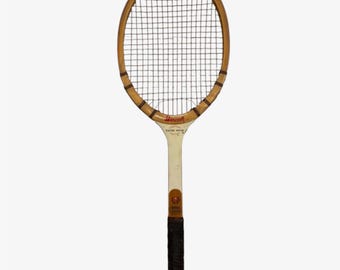 Bancroft Wooden Tennis Racket: Vintage 1950s Players Special Wooden Tennis Decor Bamboo Ash Frame