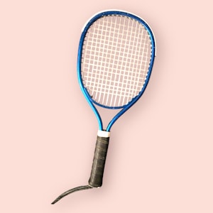 Ajay Vintage Blue Racquetball Racquet | Vintage Racket | Sports Decor | retro wall decor | tennis racquet display | retro