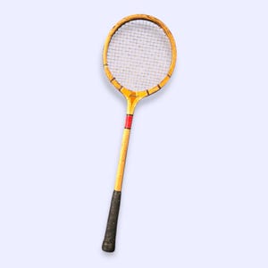 Kenwel Hawk 1950s Vintage Wooden Badminton Racket with Original Press | Classic Tennis | Antique Racket | Vintage Racket | Vintage Tennis