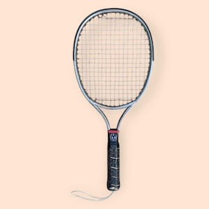 Silver Metal Vintage Racquetball Racquet | Vintage Racket | Sports Decor | vintage tennis decor | Sports Memorabilia | vintage decor