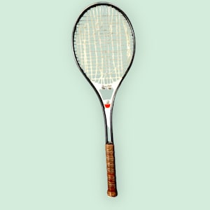 Bancroft Enforcer Silver Metal Vintage Tennis Racket | vintage tennis racket | metal tennis racket | racket wall decor | US Open