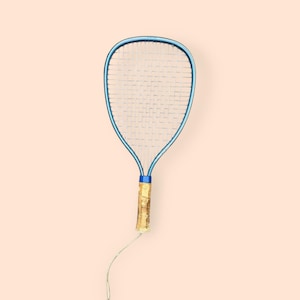 Wilson Force 250 Ice Blue Vintage Racquetball Racket | blue racket | vintage tennis decor | tennis wall decor | game room | racket wall