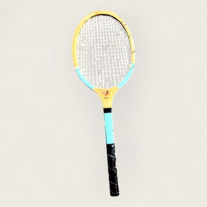 Robin Seafoam Vintage Wooden Tennis Racket | Antique Racket | Vintage Racket | Vintage Tennis Decor | 1960s tennis | tennis racket wall