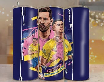 GOATS Tumbler Wrap: Football Soccer Legend Fan Gear (Digital Download)