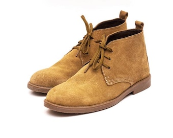 Men's Suede Chukka Desert Boots | Lightweight Ankle Shoes