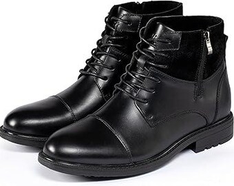 Augusto Brown Leather Lace Up Ankle Boots Italy Craftsmanship Vintage? Men\'s 8.5 Vintage Augusto Brown Leather Lace up Ankle Boots - Vintage  main image 3