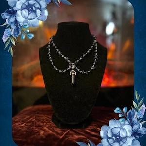 Handmade Silver Blue Goldstone Necklace!!!