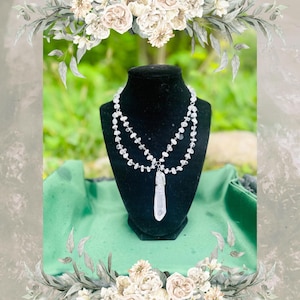 Handmade Silver Quartz Necklace!!!