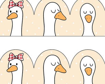 Silly Goose Bulletin Board Border | Printable Classroom Decor