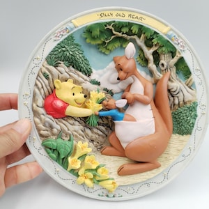 Winnie the Pooh Collectors 3d Plate - Etsy