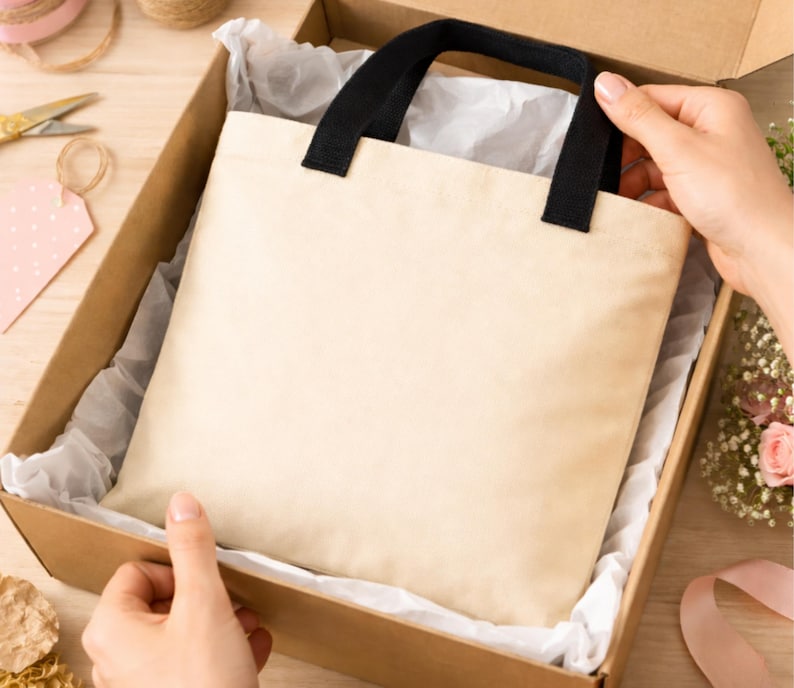 Blank Canvas Bag Eco Friendly Cotton Carrier Bulk Mini Tote Wholesale Craft Supply Diy Painting Project Customizable Fabric Handbag Colorful image 14