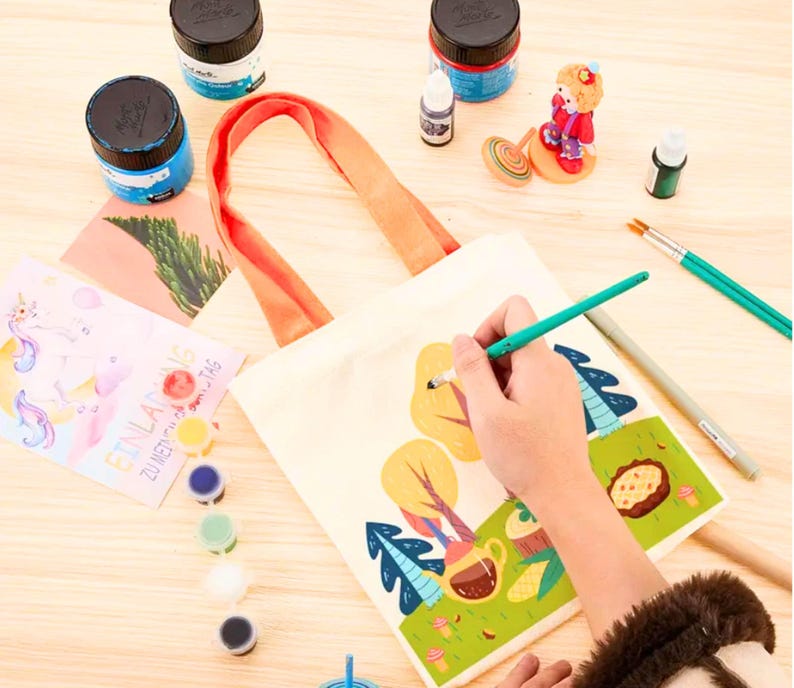 Wholesale Bulk Craft Supply Blank Canvas Mini Tote Bag Eco Friendly Cotton Carrier Customizable Fabric Handbag DIY Painting Project Sublimation Printing Ready Colorful Vibrant Assorted Options Short Handles Portable Gift Custom Branding