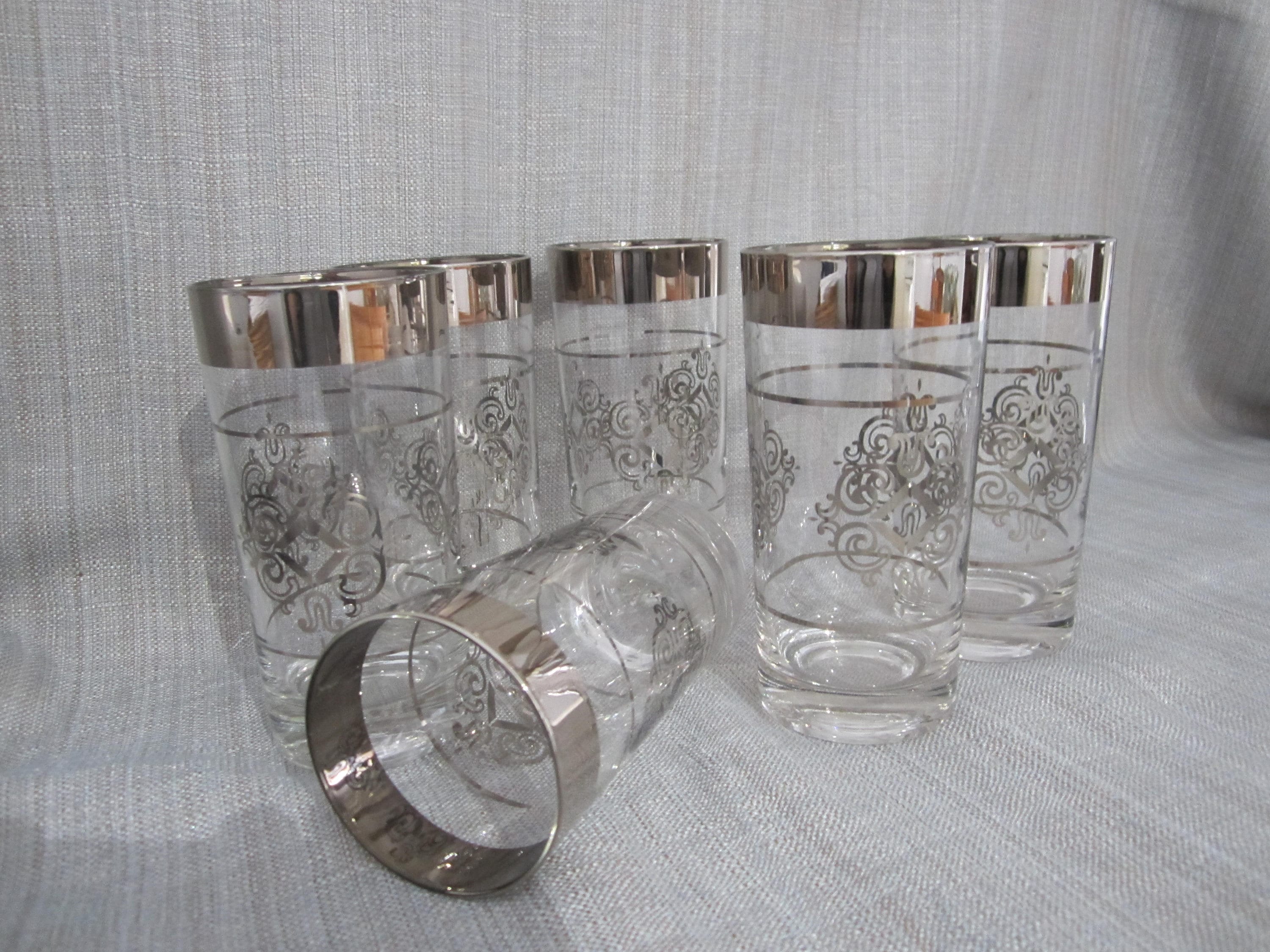 Roshtia 12 Pieces Embossed Vintage Drinking Glass Highball Beverage Glass  Cup Vintage Glassware 13 o…See more Roshtia 12 Pieces Embossed Vintage