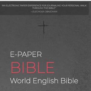 E-Paper Bible — World English Bible (WEB Version) | Interactive PDF for Digital Note-Taking Devices