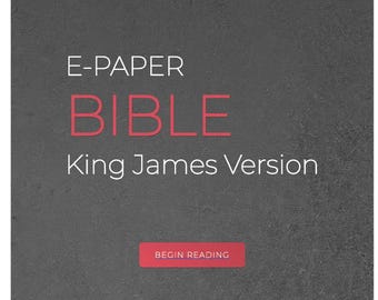 E-Paper Bible — King James Version (KJV) | Interactive PDF for Digital Note-Taking Devices