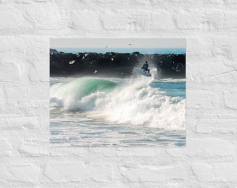 Big Air at The Wedge – California Surf Photography Print | Surf Poster | Surfing Decor Gift
